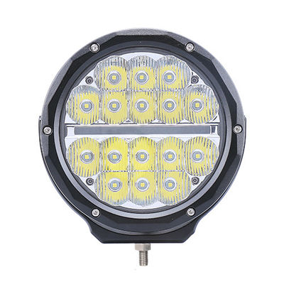HANMA 16PCS 18cm Đèn LED offroad tròn màu hổ phách 9600lm cho SUV ATV UTV