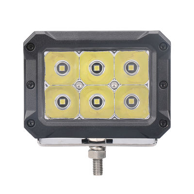 Hanma 18W Phụ trợ Đèn pha LED làm việc Hình khối với tấm trang trí màu vàng