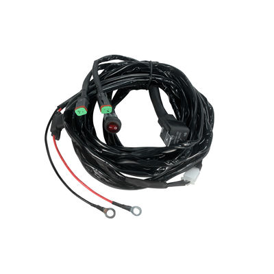 Công việc không thấm nước Đèn ô tô Khai thác dây ISO9001 DC 24V 25cm Cầu chì