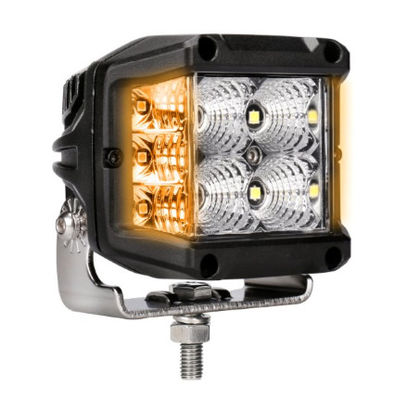 26W 4 inch Flood Amber Side Shooter Đèn chiếu sáng làm việc