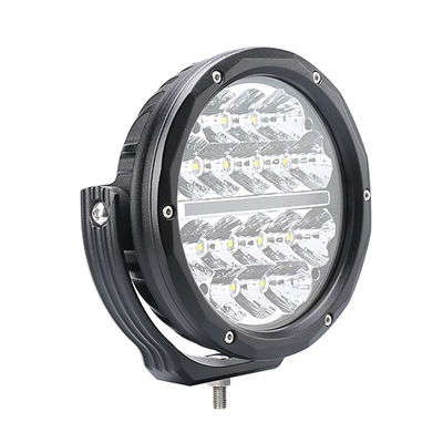 HANMA 16PCS 18cm Đèn LED offroad tròn màu hổ phách 9600lm cho SUV ATV UTV