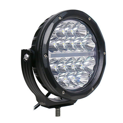 HANMA 16PCS 18cm Đèn LED offroad tròn màu hổ phách 9600lm cho SUV ATV UTV