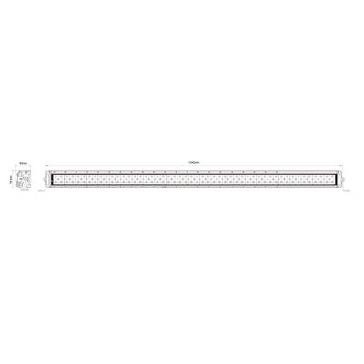 Thanh ánh sáng LED đôi hàng ghế OSRAM LED Chip Xe tải Hệ thống chiếu sáng ngoài đường
