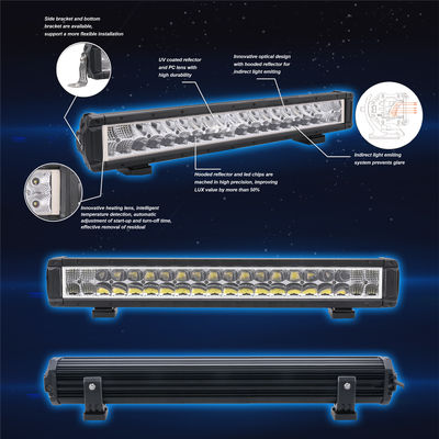 Thanh đèn LED hàng đôi 50 inch ngoài đường cho xe tải 341W 5700K IP69K