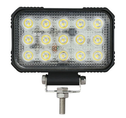 Đèn pha Led hình chữ nhật 75W gắn kết kép IP67 IP69K cho xe máy