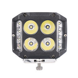 Góc rộng góc khối lập phương bên hông Shooter Pod Đèn LED màu kép 56w 2400lm