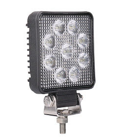 Đèn LED làm việc ngoài trời 9W trắng tinh khiết vuông trắng chống thấm nước 12V
