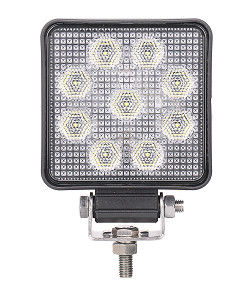 Đèn LED làm việc ngoài trời 9W trắng tinh khiết vuông trắng chống thấm nước 12V
