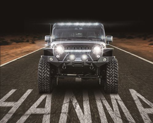 Chip CREE Thanh ánh sáng LED hai hàng 13,5 inch 72W 6480lm cho xe tải ô tô