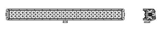180W Water Proof Light Curved Double Row CREE Led Light Bar Đèn lái xe offroad