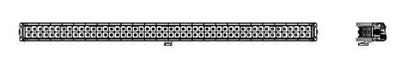 Thanh ánh sáng Led 50 inch Thanh ánh sáng Led hàng đôi cong Thanh ánh sáng đèn đường lái xe Phần tự động