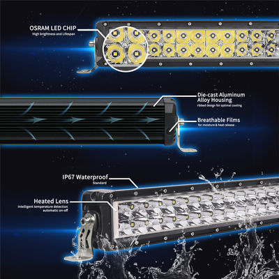 Thanh đèn lái xe LED CE 40in 240W với thấu kính làm nóng TS 16949