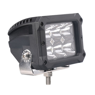 Hanma 18W Phụ trợ Đèn pha LED làm việc Hình khối với tấm trang trí màu vàng