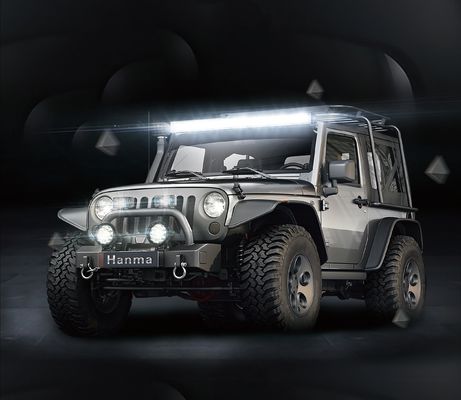 Thanh ánh sáng LED 21,5in 6000k 12 Volt Chống nước lũ 90deg CE RoHS Thanh ánh sáng LED hai hàng