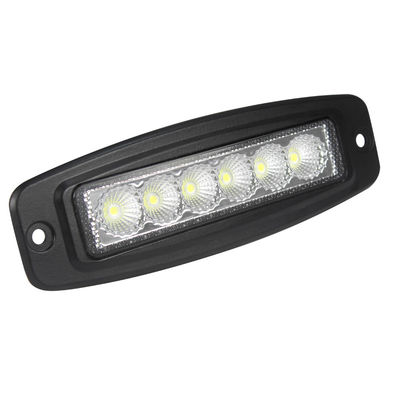 6 inch 6 cái * 3w Bridgelux Thanh LED siêu mỏng Gắn kết lũ lụt Chùm tia cho xe máy