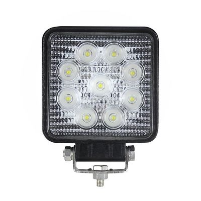Đèn làm việc LED vuông 4PCS IP67 2160lm Vỏ màu đen