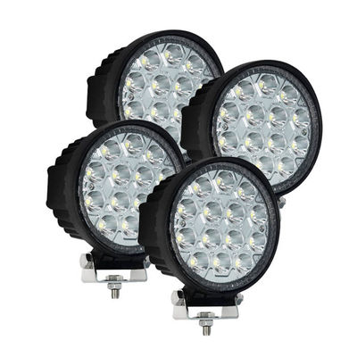 Đèn LED làm việc điểm tròn 4PCS 42W cho máy móc kỹ thuật